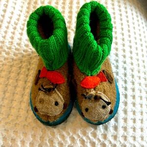 Garnet Hill wool slippers